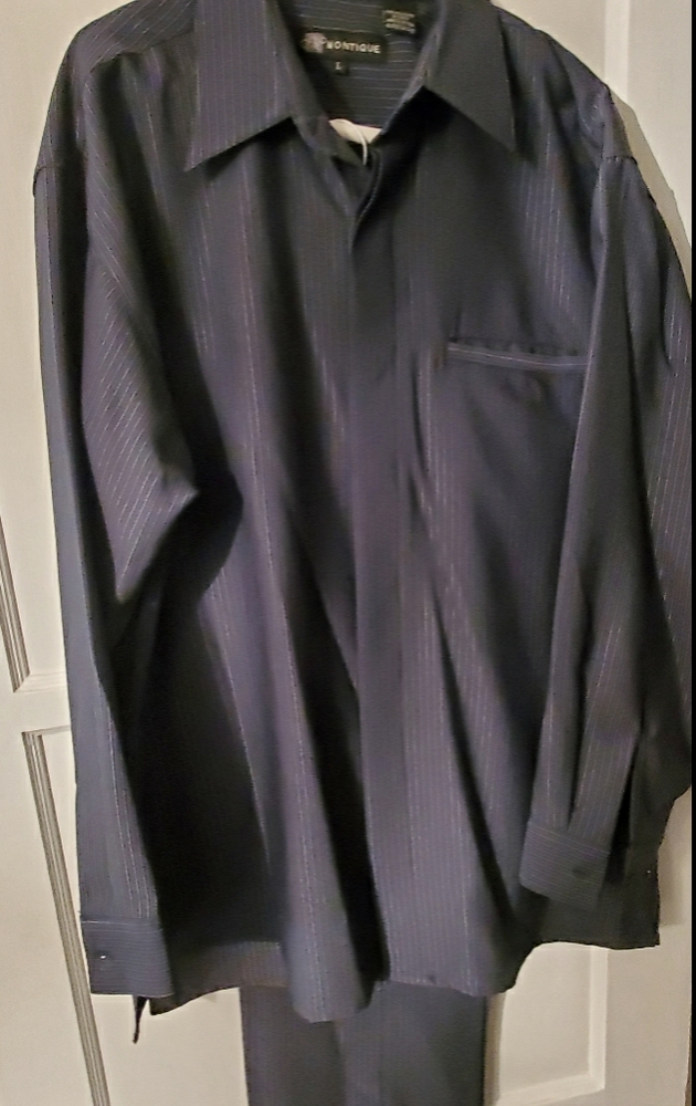 Man short sleeve grey walking suit